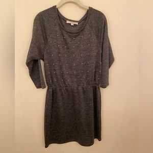 Loft Jeweled Sweater Dress